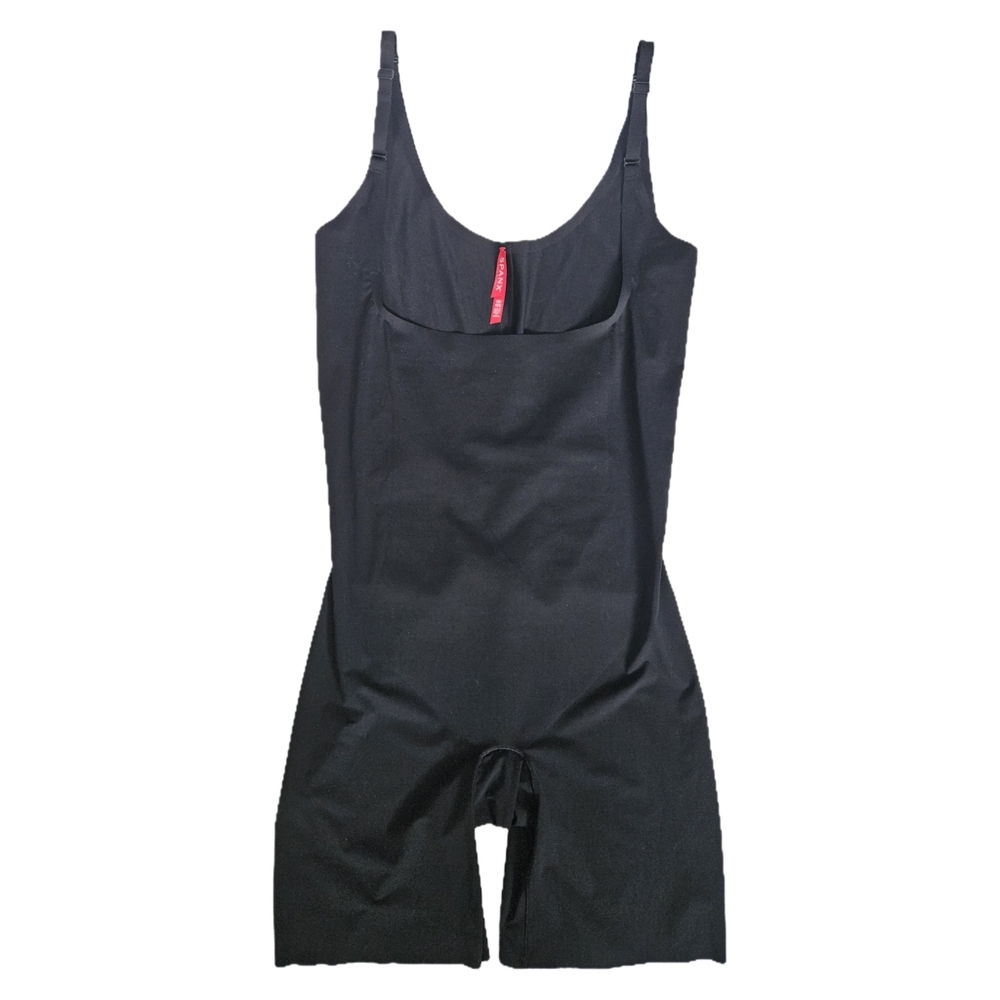 Spanx Open Bust Mid Thigh Body Suit